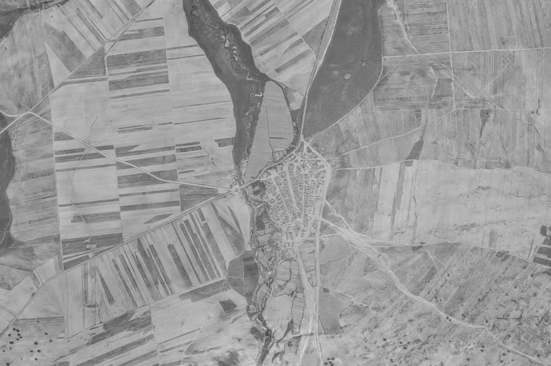 Ortofoto de 1956-1957 del núcleo de Solosancho