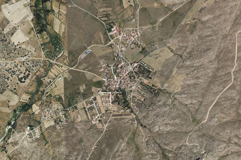 Ortofoto actual del núcleo de Sotalbo