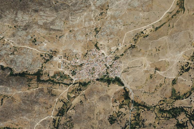 Ortofoto actual del núcleo de Vadillo de la Sierra