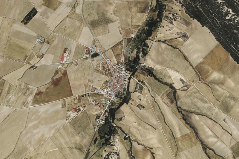 Ortofoto actual del núcleo de Villaflor