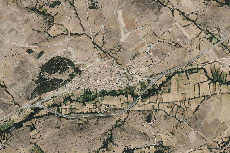 Ortofoto actual del núcleo de Villatoro