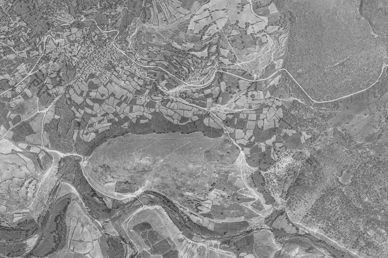 Ortofoto de 1956-1957 del núcleo de San Juan de Gredos