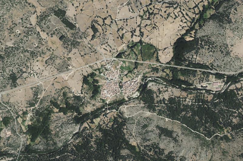 Ortofoto actual del núcleo de Santiago del Tormes