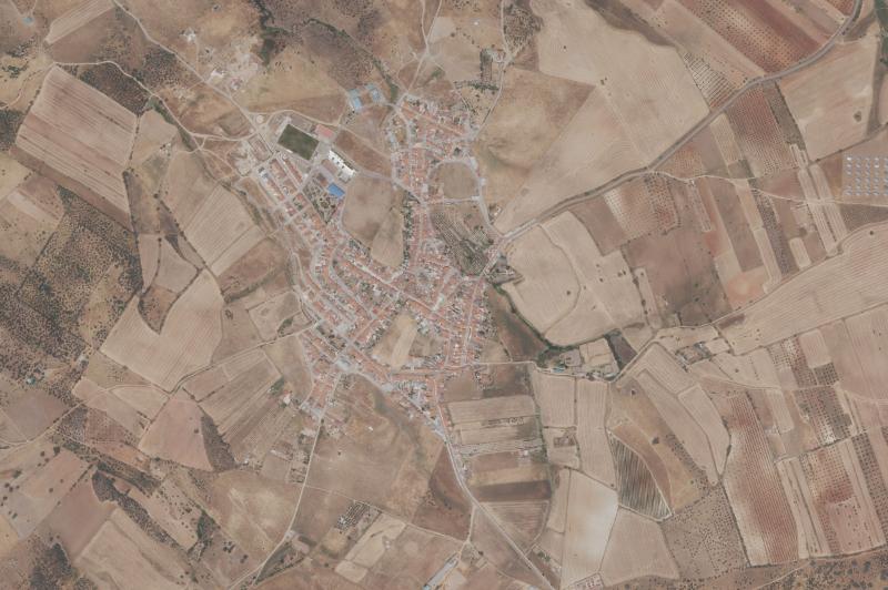 Ortofoto actual del núcleo de Cheles