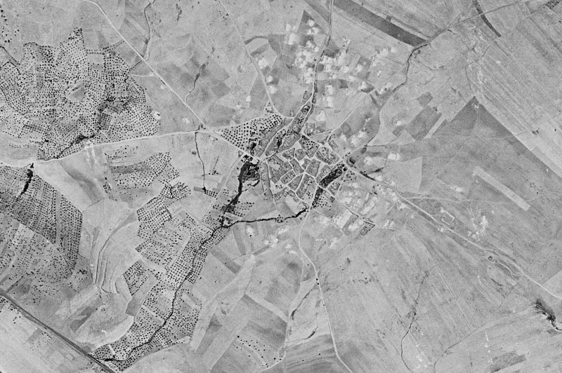 Ortofoto de 1956-1957 del núcleo de Don Álvaro
