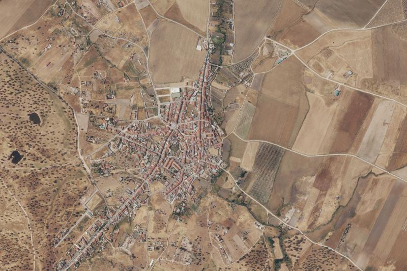 Ortofoto actual del núcleo de Mirandilla