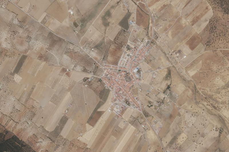 Ortofoto actual del núcleo de La Morera