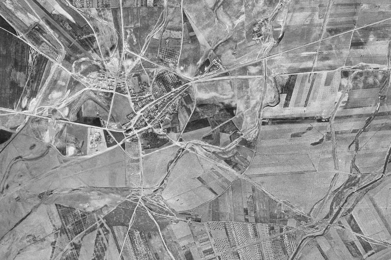 Ortofoto de 1956-1957 del núcleo de Torremayor