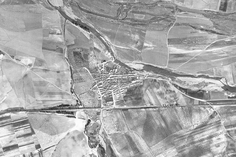 Ortofoto de 1956-1957 del núcleo de Valdetorres