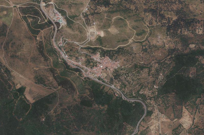 Ortofoto actual del núcleo de Valle de Matamoros