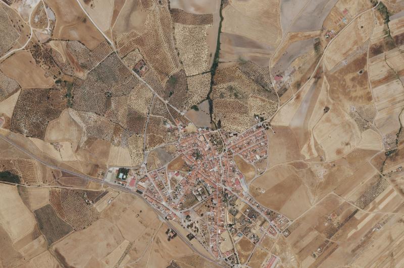 Ortofoto actual del núcleo de Villagarcía de la Torre