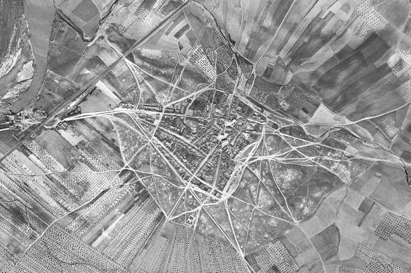 Ortofoto de 1956-1957 del núcleo de Villagonzalo