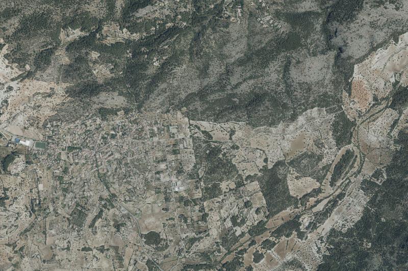 Ortofoto actual del núcleo de Calvià