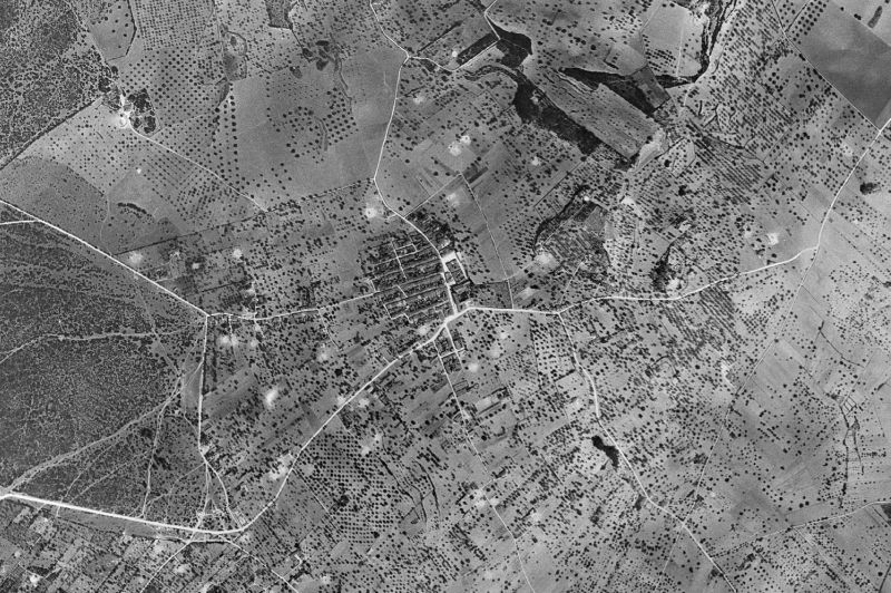 Ortofoto de 1956-1957 del núcleo de Lloret de Vistalegre
