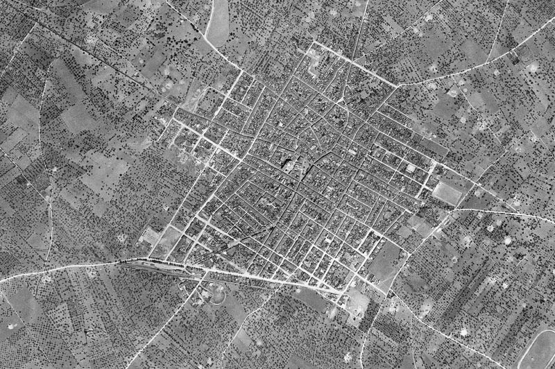 Ortofoto de 1956-1957 del núcleo de Llucmajor