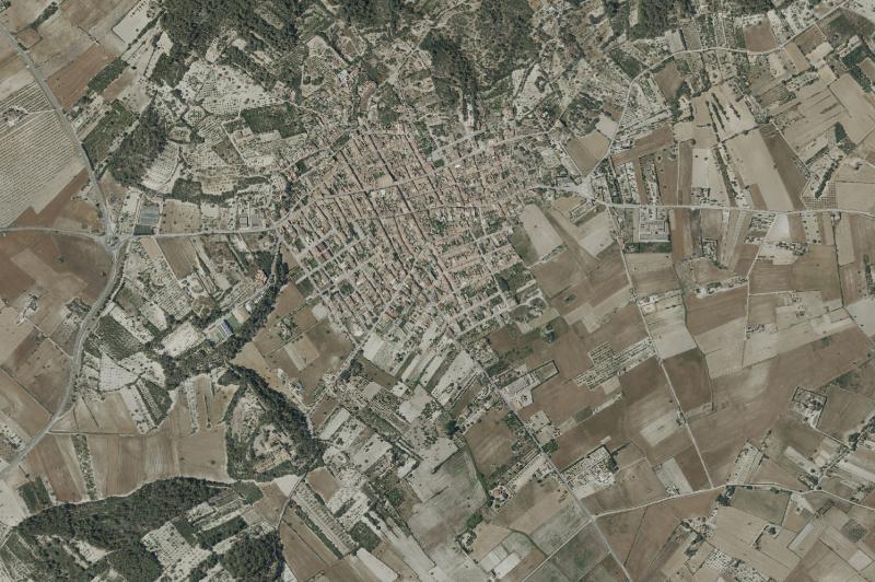 Ortofoto actual del núcleo de Sant Joan