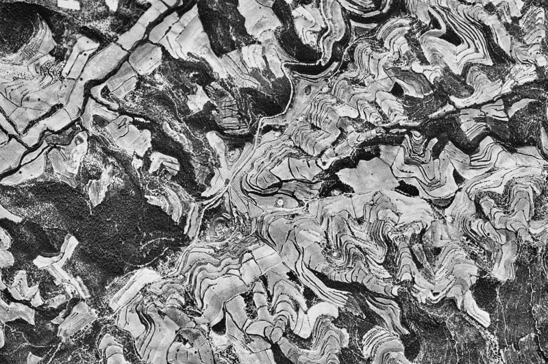 Ortofoto de 1956-1957 del núcleo de Argençola