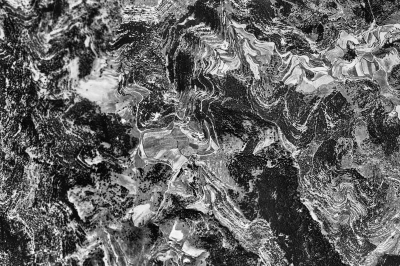 Ortofoto de 1956-1957 del núcleo de Capolat