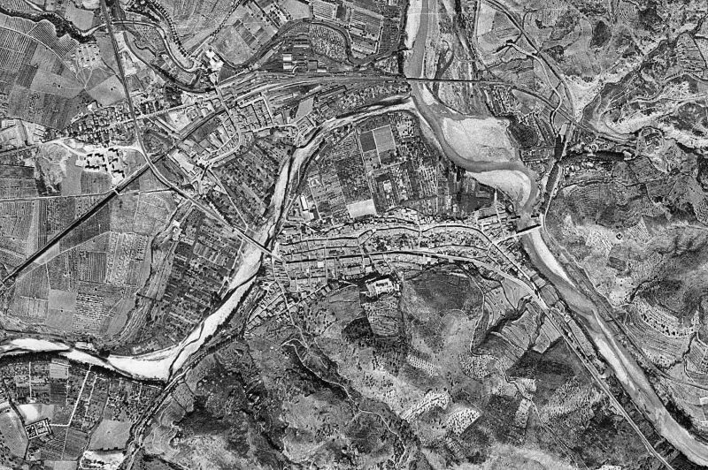 Ortofoto de 1956-1957 del núcleo de Martorell