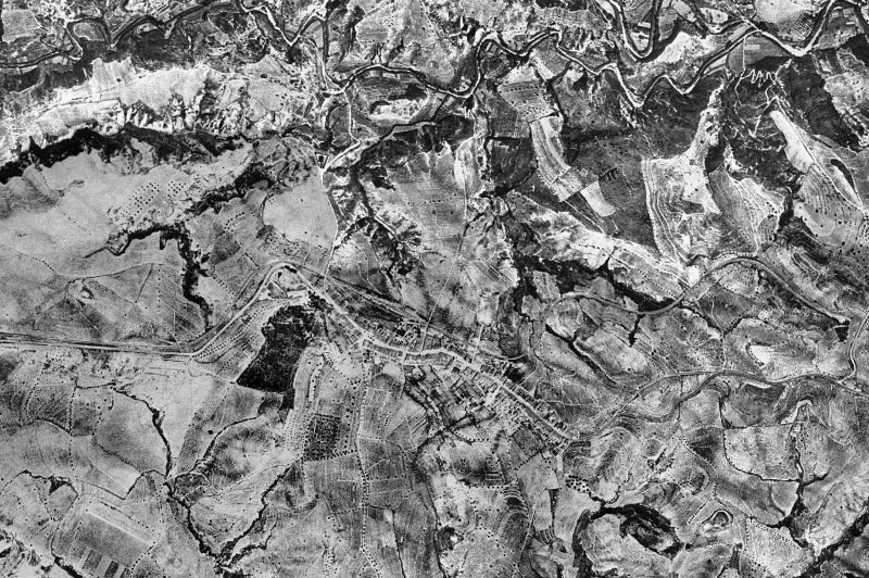 Ortofoto de 1956-1957 del núcleo de Masquefa