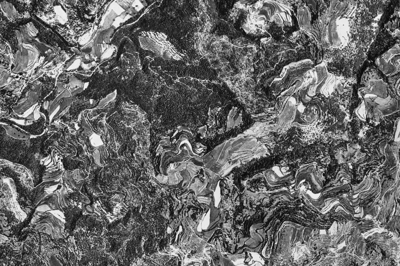 Ortofoto de 1956-1957 del núcleo de Muntanyola
