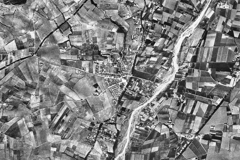 Ortofoto de 1956-1957 del núcleo de Parets del Vallès