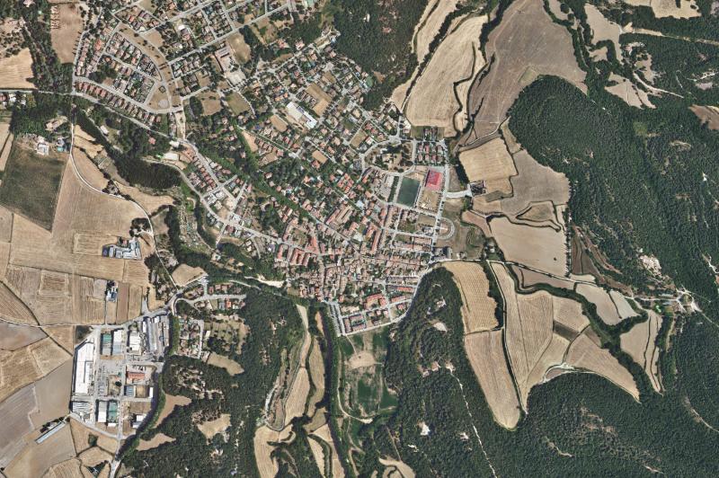 Ortofoto actual del núcleo de Sant Julià de Vilatorta