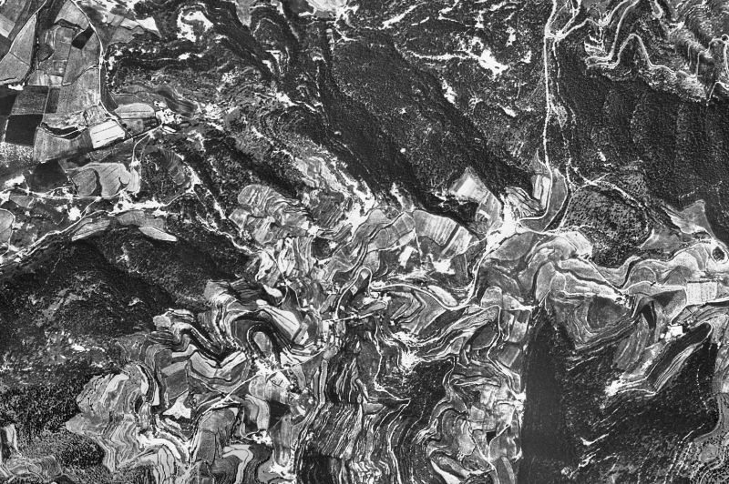 Ortofoto de 1956-1957 del núcleo de Sobremunt