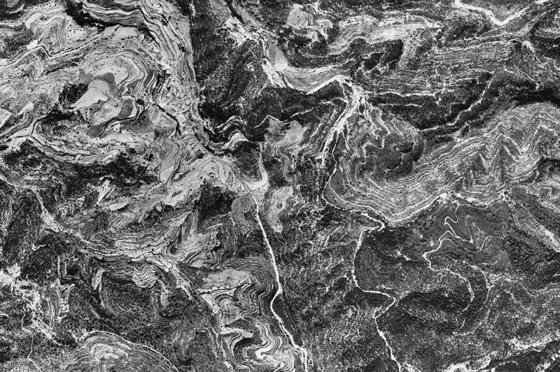 Ortofoto de 1956-1957 del núcleo de Talamanca