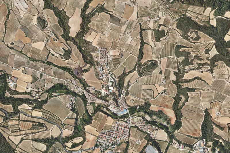 Ortofoto actual del núcleo de Torrelavit