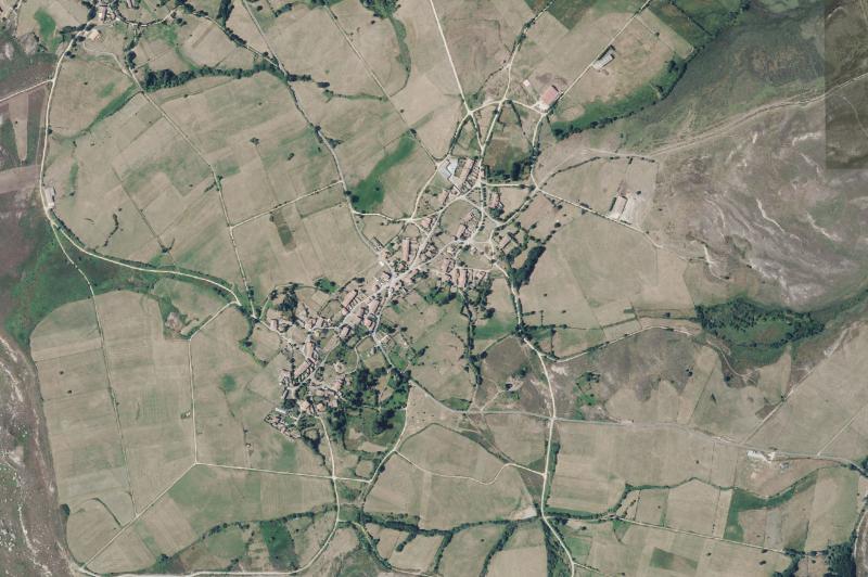 Ortofoto actual del núcleo de Alfoz de Santa Gadea