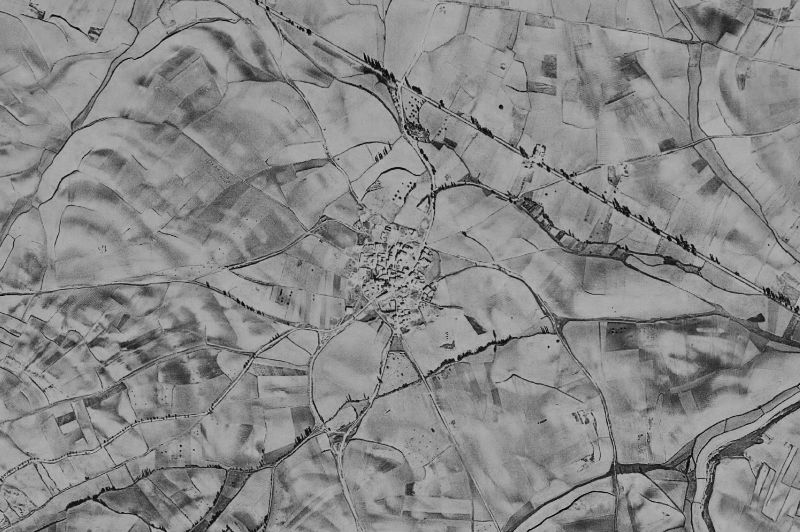 Ortofoto de 1956-1957 del núcleo de Altable