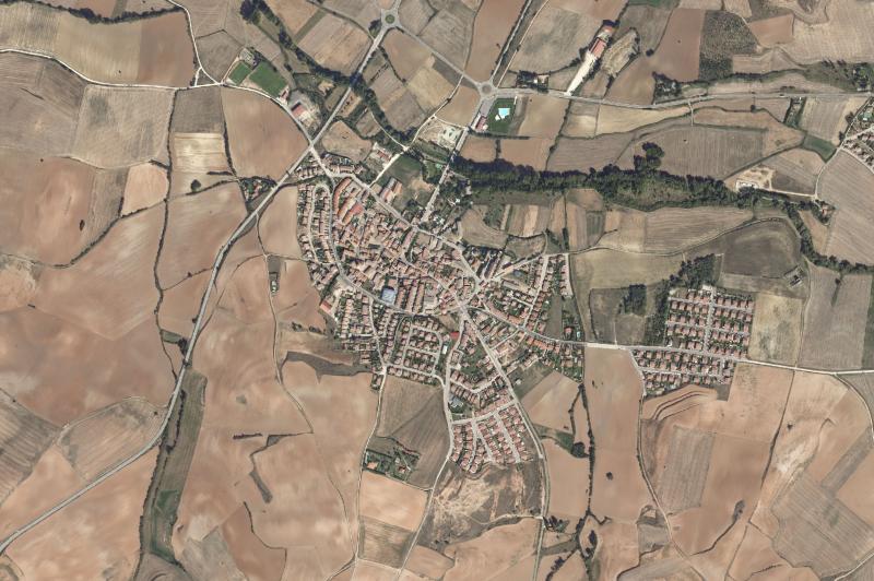 Ortofoto actual del núcleo de Arcos