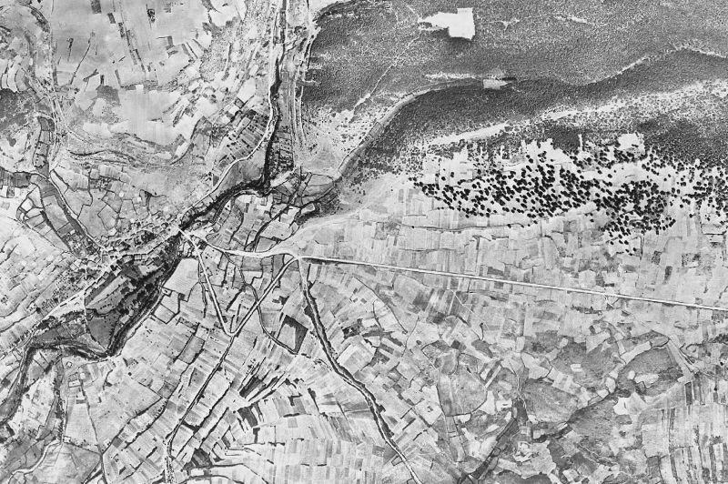 Ortofoto de 1956-1957 del núcleo de Barbadillo de Herreros
