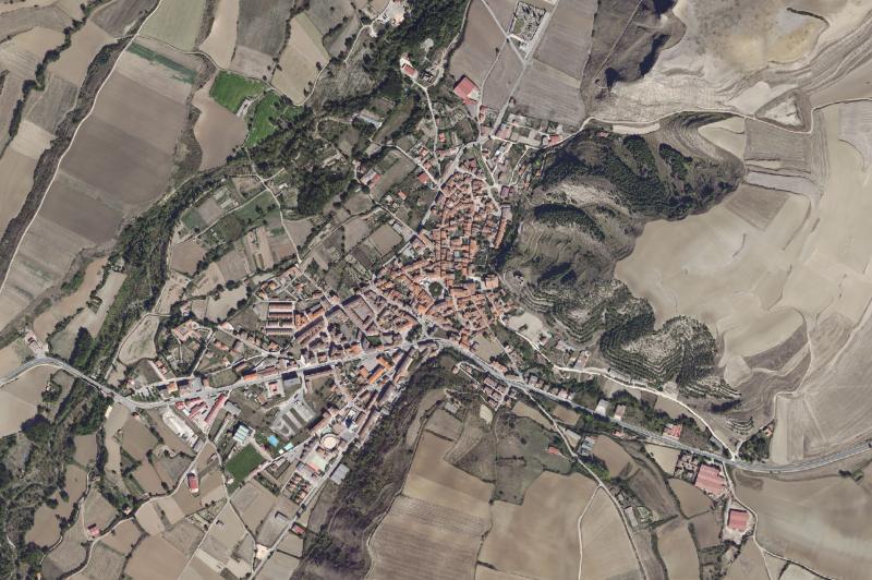 Ortofoto actual del núcleo de Belorado