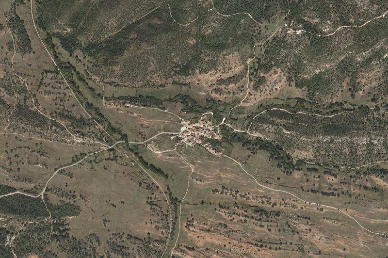 Ortofoto actual del núcleo de Cabezón de la Sierra