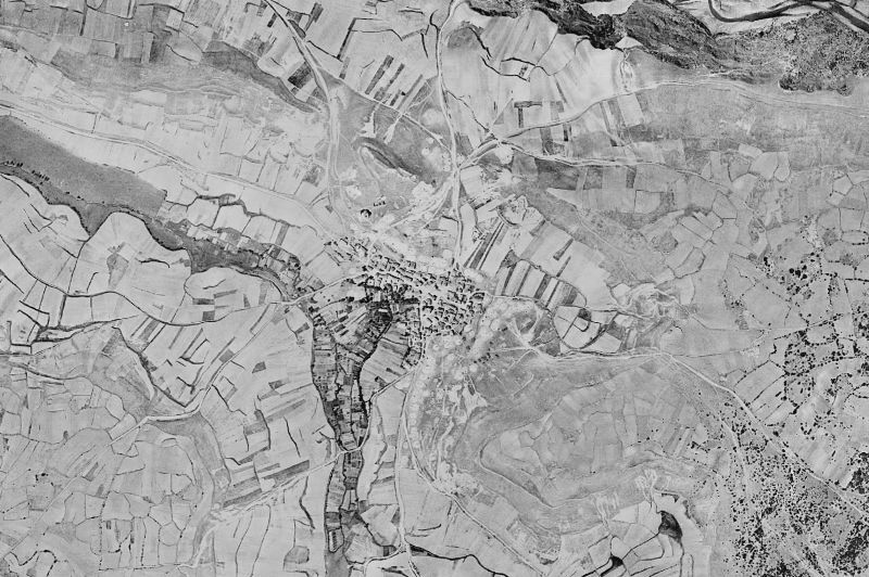 Ortofoto de 1956-1957 del núcleo de Castrillo del Val