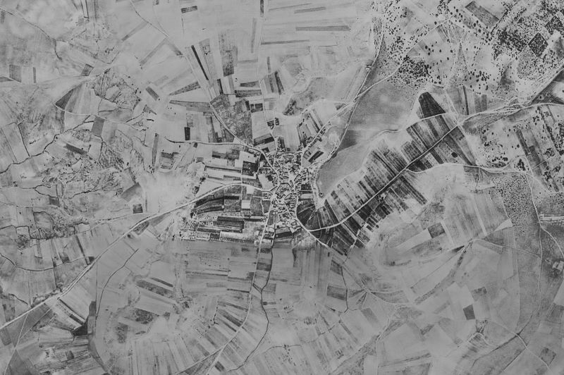 Ortofoto de 1956-1957 del núcleo de Fontioso