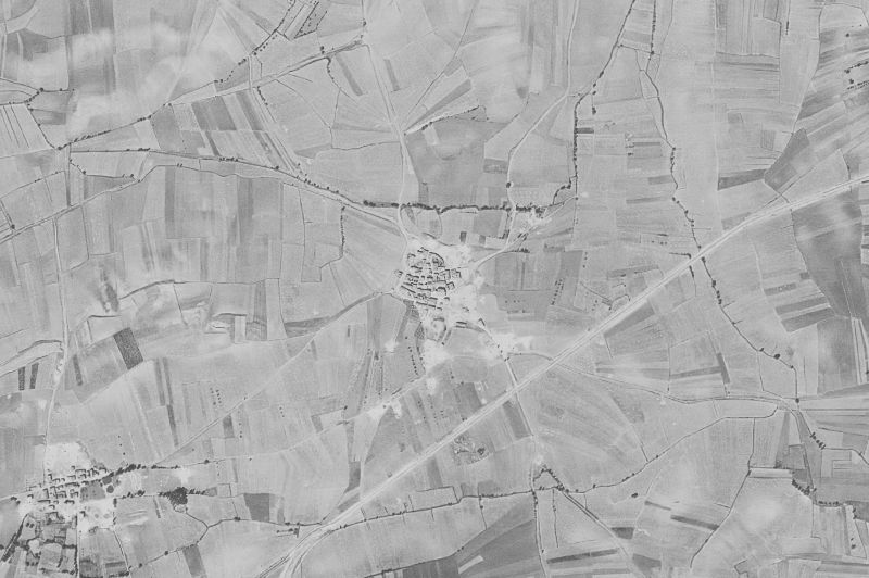 Ortofoto de 1956-1957 del núcleo de Fuentebureba