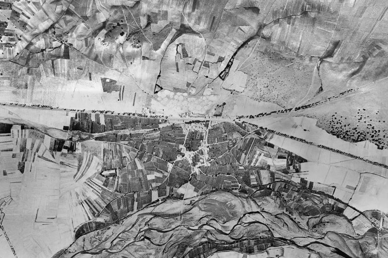 Ortofoto de 1956-1957 del núcleo de Ibeas de Juarros