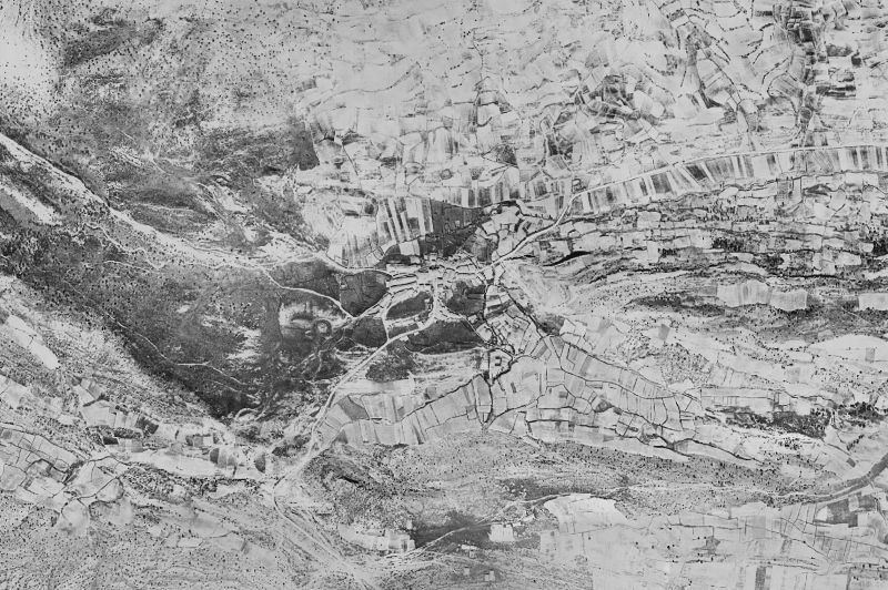 Ortofoto de 1956-1957 del núcleo de Mamolar