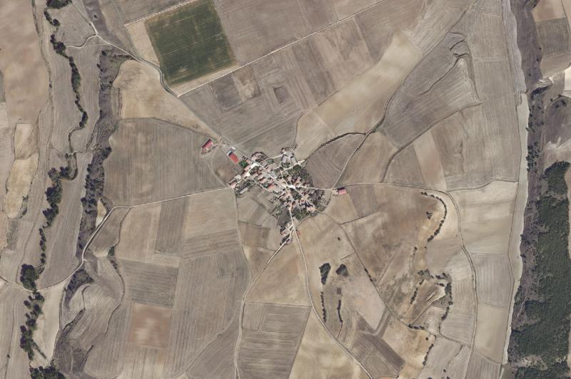 Ortofoto actual del núcleo de Redecilla del Campo