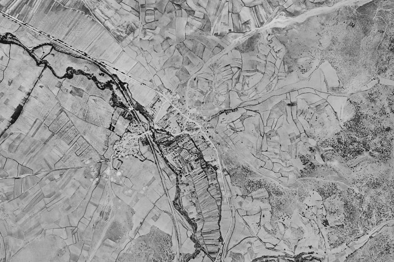 Ortofoto de 1956-1957 del núcleo de Revilla del Campo