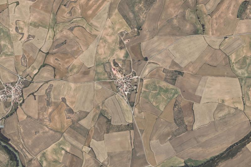 Ortofoto actual del núcleo de Rezmondo
