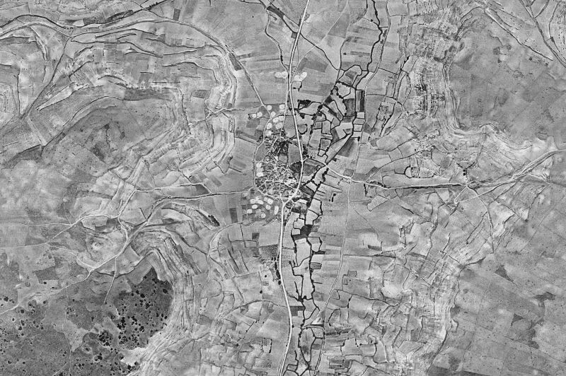 Ortofoto de 1956-1957 del núcleo de Tamarón
