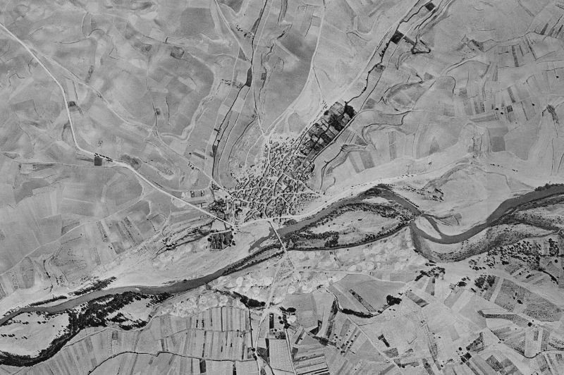 Ortofoto de 1956-1957 del núcleo de Tordómar