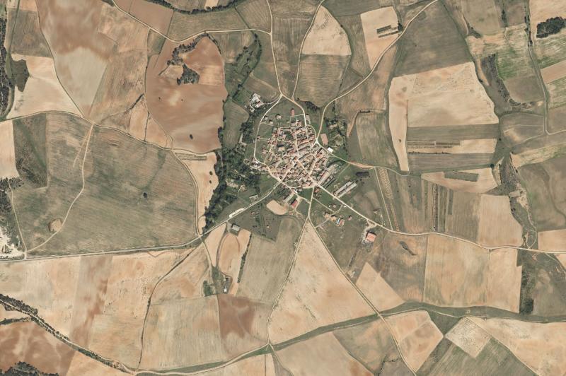 Ortofoto actual del núcleo de Torrecilla del Monte