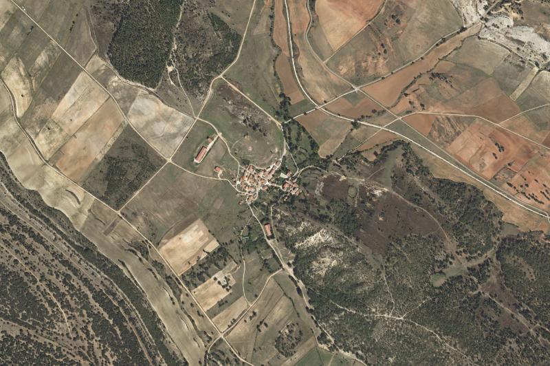 Ortofoto actual del núcleo de Torrelara