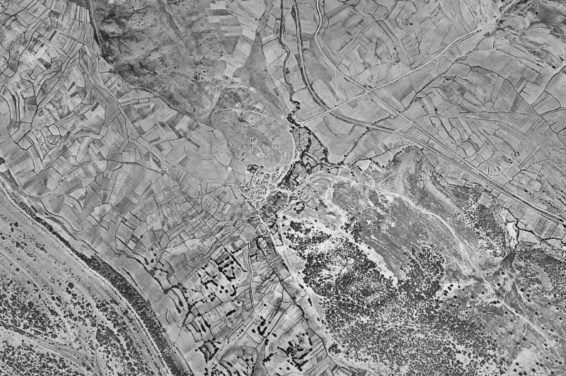 Ortofoto de 1956-1957 del núcleo de Torrelara
