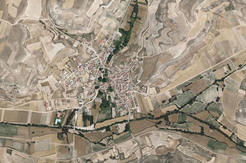 Ortofoto actual del núcleo de Torresandino